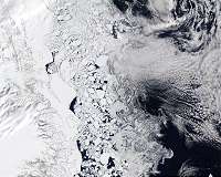 Retreating sea ice linked to changes in ocean circulation