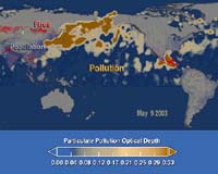 NASA Satellite Measures Pollution From East Asia To North America