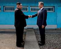 S.Korean leader proposes peace zone buffering North