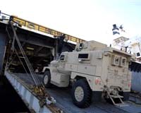 Sealift Of Mine-Resistant, Ambush-Protected Vehicles Begins