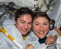 Christina Koch sets record for longest space flight by a woman