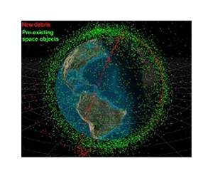 Space debris said a rising threat to economically important satellites