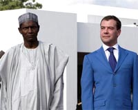 Medvedev seals Russian nuclear, gas pacts with Nigeria