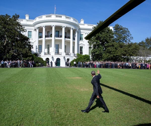 Obama hits campaign trail for Harris