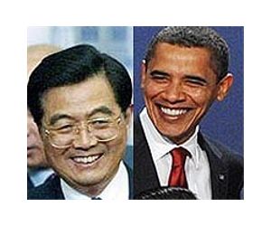 Hu and Obama meet on sidelines of G20 talks