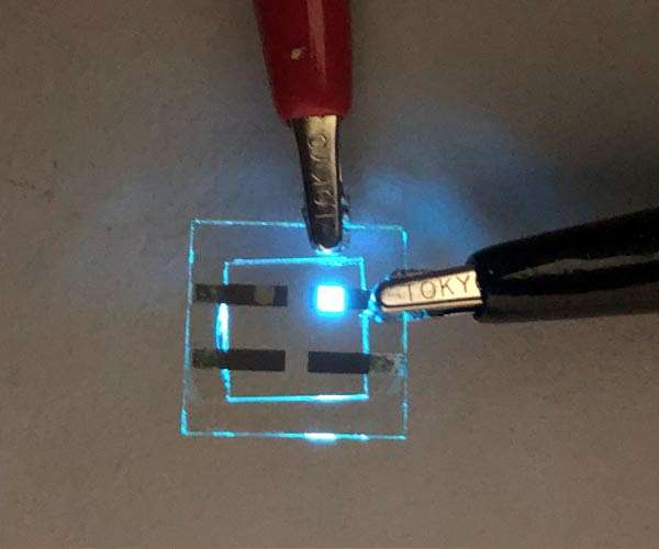 Asymmetry is key to creating more stable blue perovskite LEDs