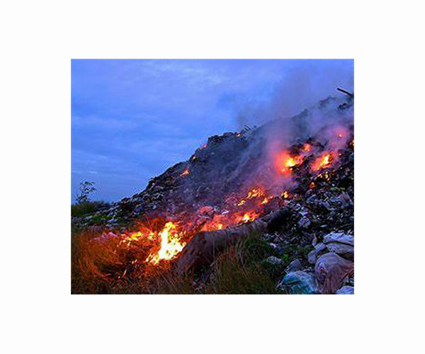 Trash fire 'emergency' chokes locals on Indonesia's Java