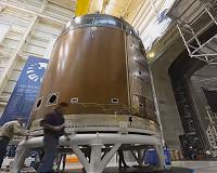Orion Test Article on the Move