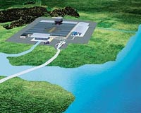 Electricity generated with water, salt and an ultra thin membrane