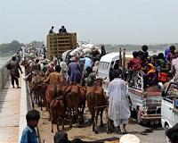 12 killed as flooding paralyses Pakistan's Karachi
