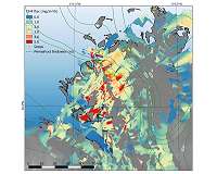 Thawing permafrost releases old greenhouse gas
