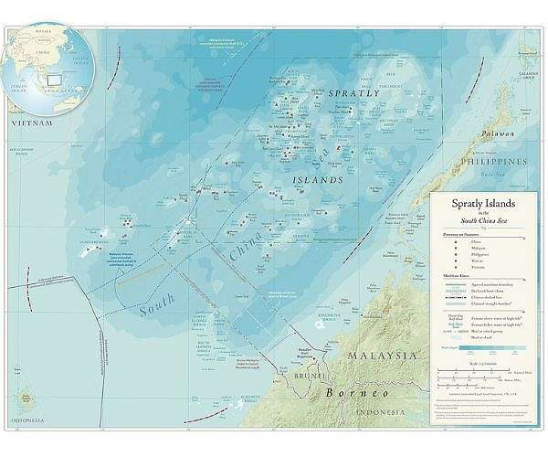 China reaffirms boundaries of sea near flashpoint reef
