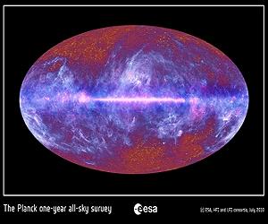 Planck All-Sky Image Depicts Galactic Mist Over The Cosmic Background
