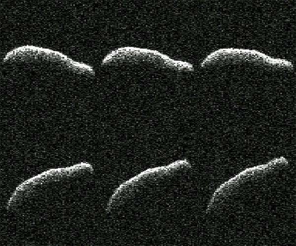 Planetary radar captures detailed view of oblong asteroid