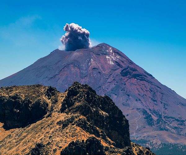 Mexico City flights canceled as volcano spews ash