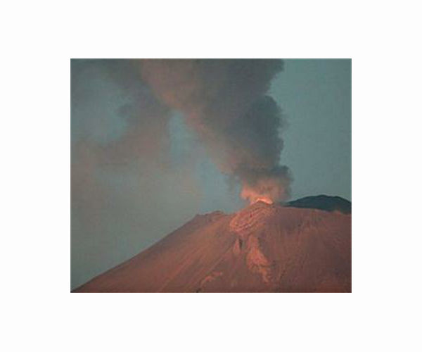 Mexico raises alert level as volcano ejects smoke, ash, lava