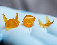 PowerPoint and LED projector enable new technique for self-folding origami