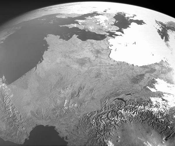 Proba-2 captures stunning view of Western Europe