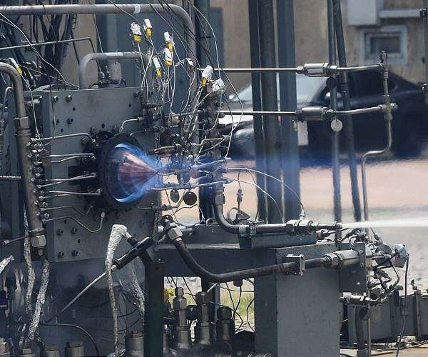 NASA's 3D-printed Rotating Detonation Rocket Engine Test a Success