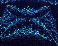 Butterfly emerges from quantum simulation