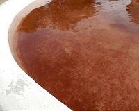 Russia probes river turning bright red