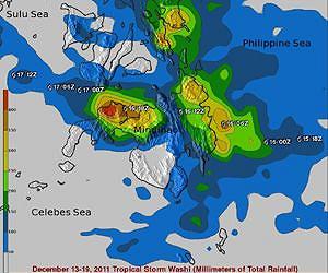 TRMM Satellite Measured Washi's Deadly Rainfall