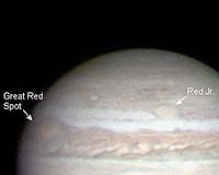 New Red Spot Growing Fast On Jupiter