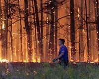 Raging forest fire bears down on German villages