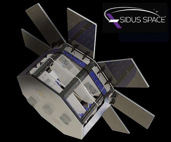 Sidus Space debuts LunarLizzie 800kg lunar platform built for real time AI terrain intelligence