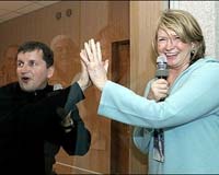 Martha Stewart Gives Space-Bound Beau A Wild Send-Off