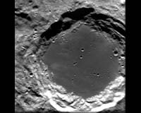 SMART-1 Sees Lava-Filled Crater