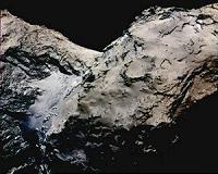 Rosetta: OSIRIS detects hints of ice in the comet's neck