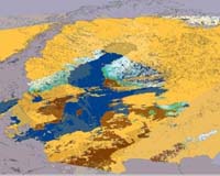 Snowmelt Monitored In The Baltic Sea Watershed Region In Near Real Time