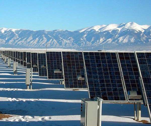 Solar panels go into service near North Pole