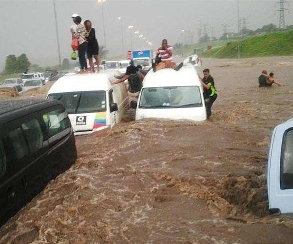 South African floods kill at least 22 people