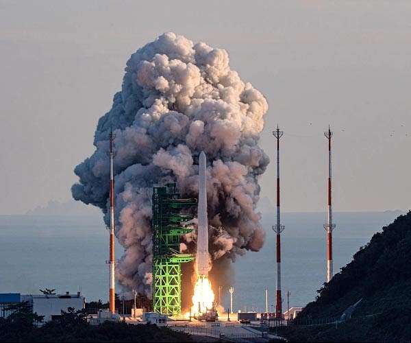 South Korea launches own space rocket for the first time