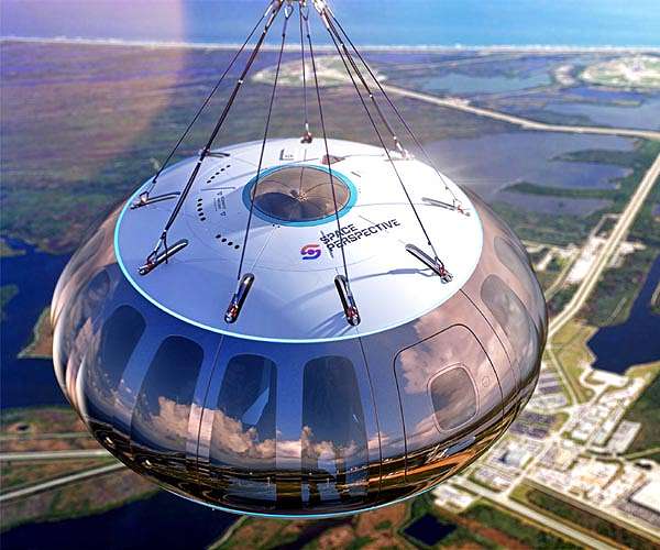 Space Perspective unveils luxurious balloon-launched spaceflight experience