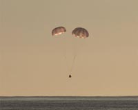SpaceX cargo ship returns to Earth