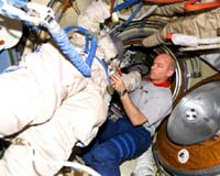 Station Crew Boosts Orbit