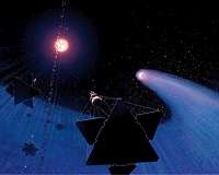 Orbital mayhem around a red dwarf