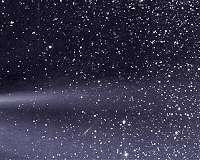 STEREO watches Comet ATLAS as Solar Orbiter crosses its tail
