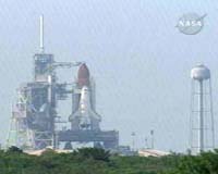 Space Shuttle Endeavour Arrives At Launch Pad