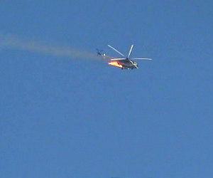 Rebels claim downing of combat helicopter in Damascus