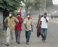 Volcanic Ash Pollutes Comoros Drinking Water