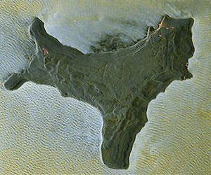 TerraSAR-X image of the month - the coastal cliffs of Christmas Island