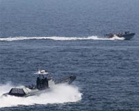 Pakistani boat blows self up after India navy chase