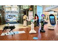 Robot dog hounds Thai shoppers to keep hands virus-free