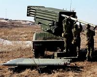 Russian Tornado-S rocket systems delivers powerful blow