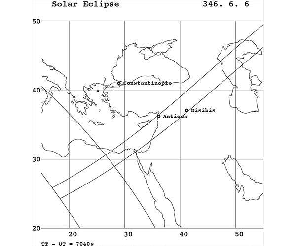 Byzantine solar eclipse records illuminate obscure history of Earth's rotation