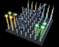 Sorting molecules with DNA robots